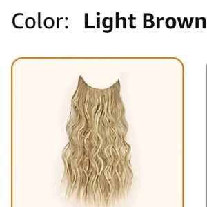 Invisible Wire Hair Extensions with Transparent Wire